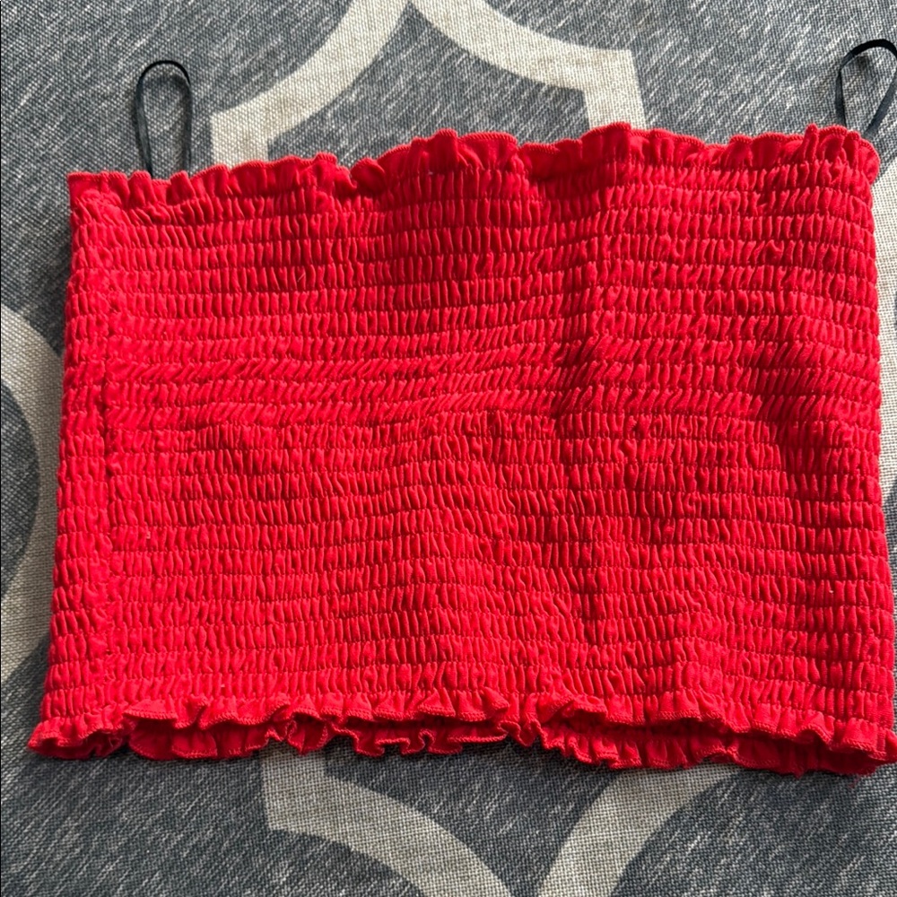 Red Tube Top - Picture 3 of 3